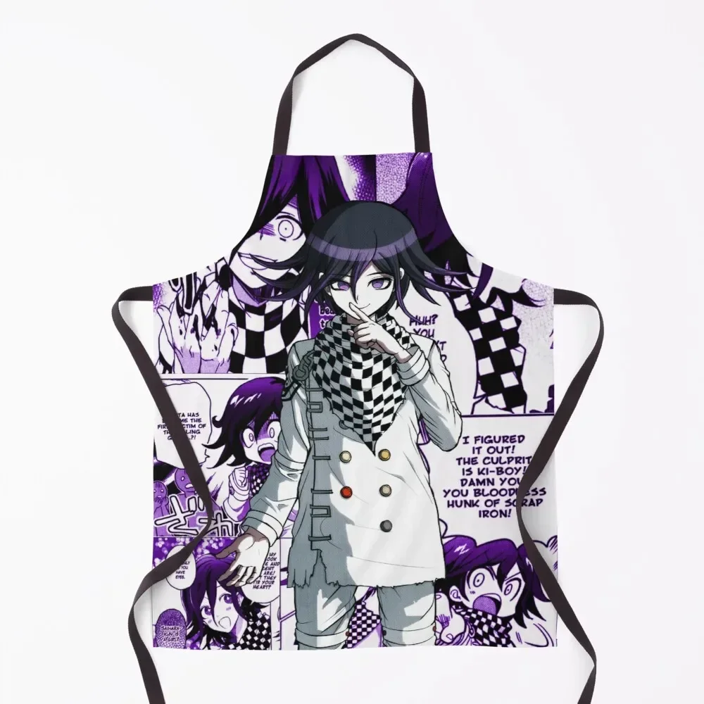 Kokichi Ouma Manga Print (BUT PURPLE!!!) Apron Kitchen Tools For Cosmetologist Apron