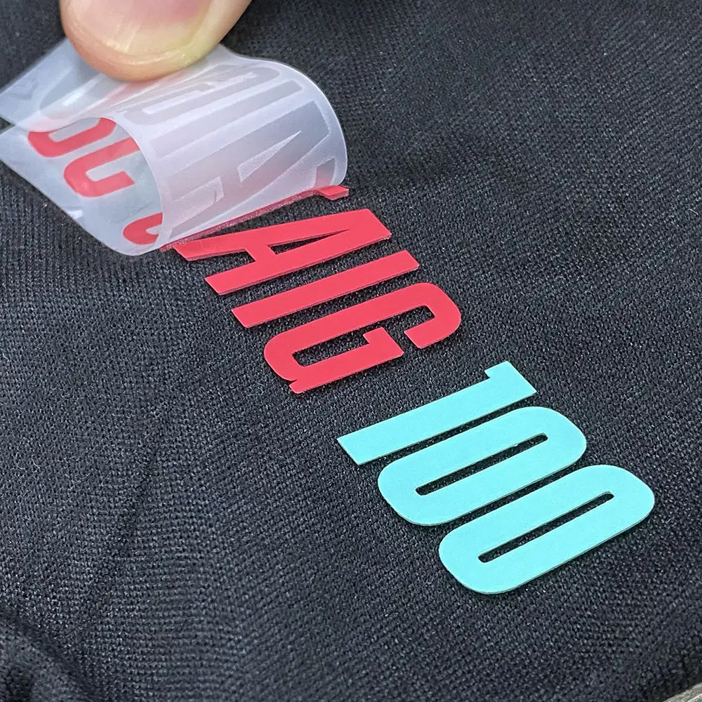 Custom 3D Silicone Patch Heat Transfer, Personalized Logo Silicone Iron On Patches for Clothing Bags Hats DIY Garment Accessorie