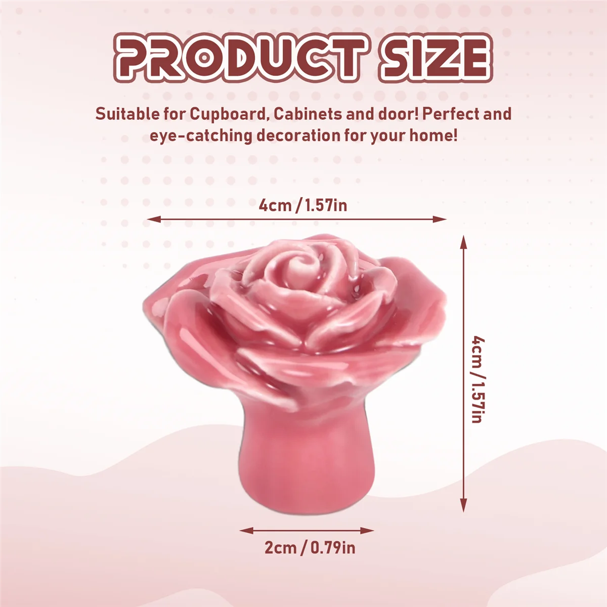 【قسيمة مستخدم جديدة!】مقبض سيراميك وردي