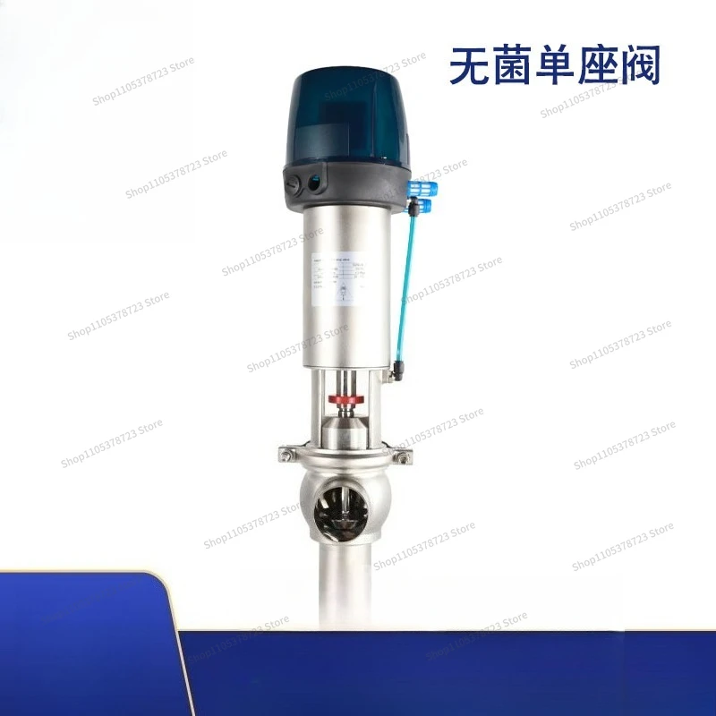 For Sterile Single Seat Valve Steam Barrier Pneumatic Sterile Globe Valve 316 Pharmaceutical Valve