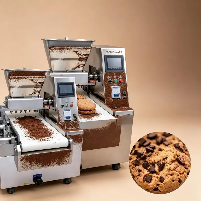 Commercial Cookie Production Machine Automatic Biscuit Forming Equipment High Capacity Bakery Processing Equipment