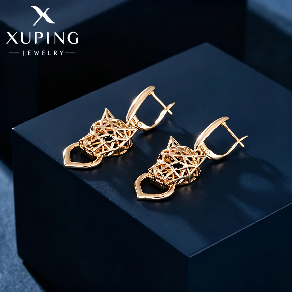 Xuping Schmuck Neu eingetroffen: Modische, tierförmige Creolen für Damen, Charm-Schmuck, Party, exquisites Geschenk X000020649 – Detail 16