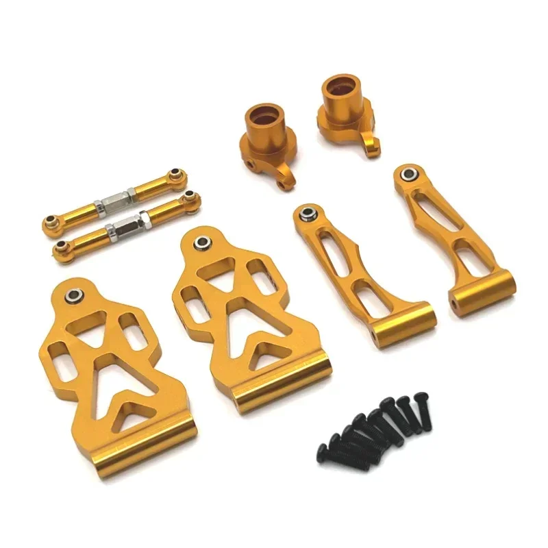 Metal braço dianteiro Swing para RC Car Parts, Copa de direção, Biela, Atualização, SCY 1/16 JJRC 16101 16102 16103 16104 16106 16201