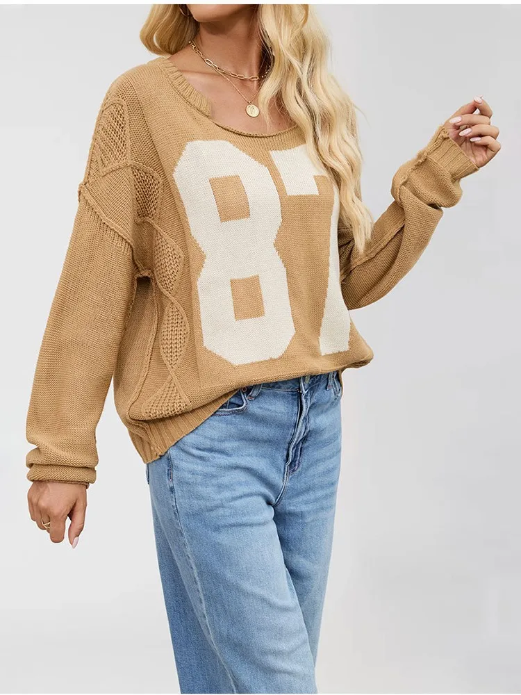 

New Fall And Winter Casual Sweaters For Women,High Quality Women's Clothing,Women's Knitting Sweater,Women's Tricot