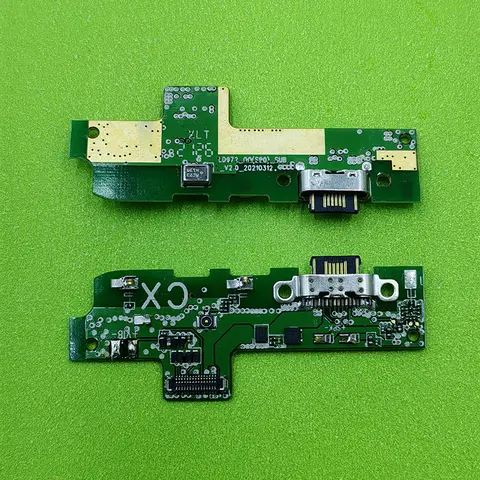 USB Board Plug Parts For OUKITEL C21 Pro C21Pro Charger Charging Port Without Vibrator Motor Signal Antenna Flex Cable