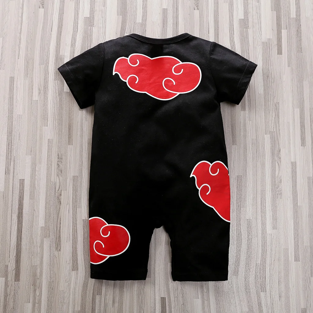 Newborn Clothing Handsome Anime Role Play Cotton Comfortable And Soft Summer Boys And Girls 0-18m Short Sleeved Baby Bodysuit