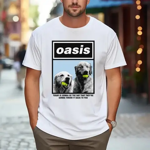 Today Will Be The Day Oasis Throws It Back To You. Casual Printed T-shirts for Men and Women, Daily Wear
