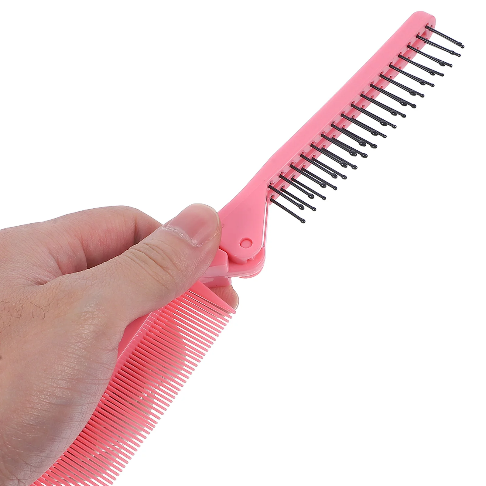 

4pcs Portable Plastic Hair Comb For Travel Outdoor Portable Comb Home Outdoor Lightweight Durable Combs (Random Color)