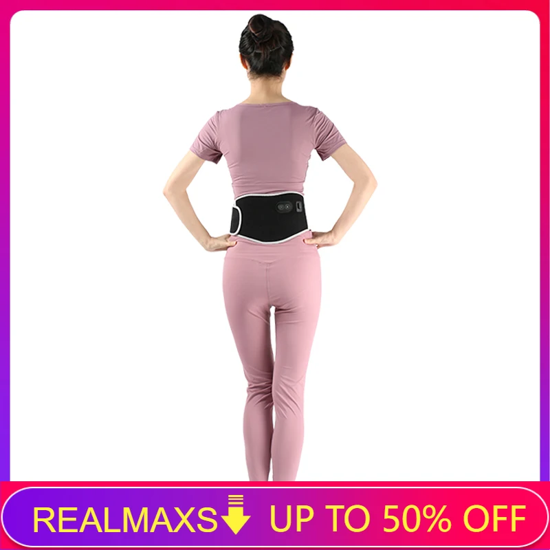 Heating Waist belt pad Electric heat waist back pain USB Back Support Brace Pain Hot Compress Therapy Lumbar