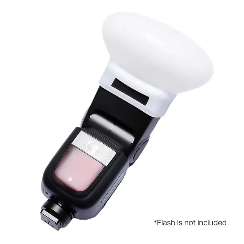 MF-DD Soft Silicone Light Shade Rubber Mod Sphere Modular Flash Accessories Speedlite Flash Cap Diffuser Bounce Square view 5