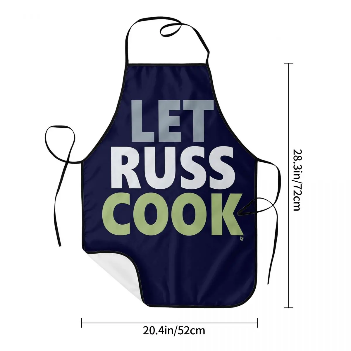 Let Russ-Tablier de cuisine pour chef cuisinier, chasuble de cuisson, bavoir, livres, jardinage, femmes, hommes