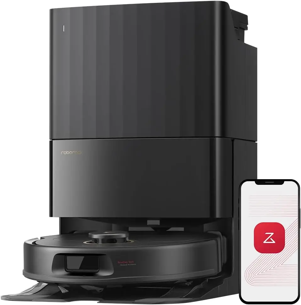 

Qrevo S5V Robot Vacuum and Mop, FlexiArm Edge Mopping, 12,000Pa Suction, Dual Zero-Tangle System, Smart Obstacle Avoidance, 10mm