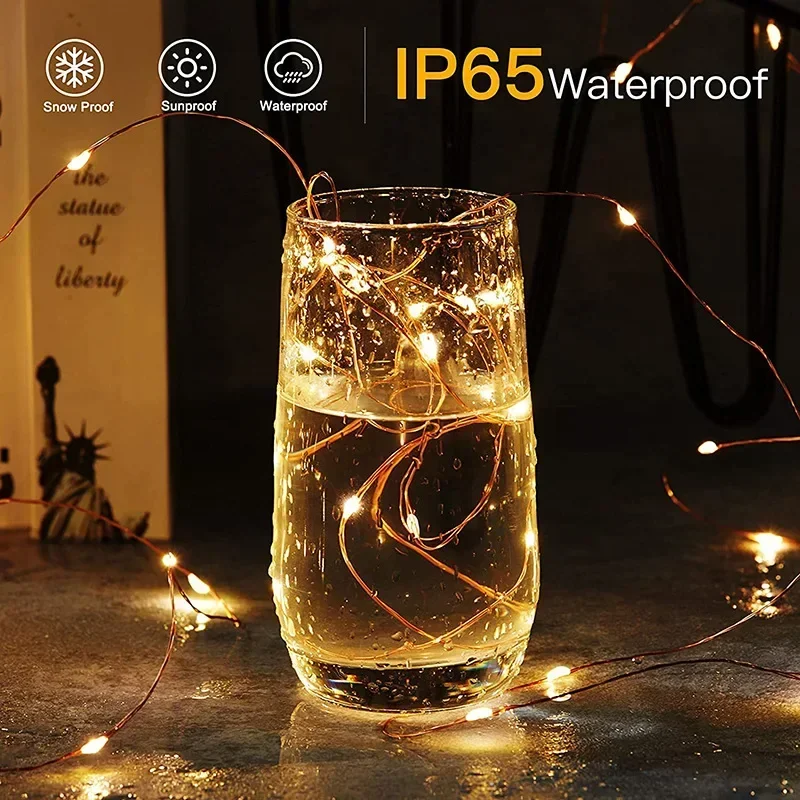 Solar LED Light Outdoor Waterproof Fairy Lights String Christmas Halloween Decoration Festoon Garden Led Lamp Party Supplies