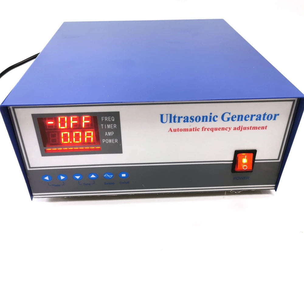 

25khz 28khz Piezoelectric Ultrasonic Generator With Sweep Function 2400W For Industrial Cleaner