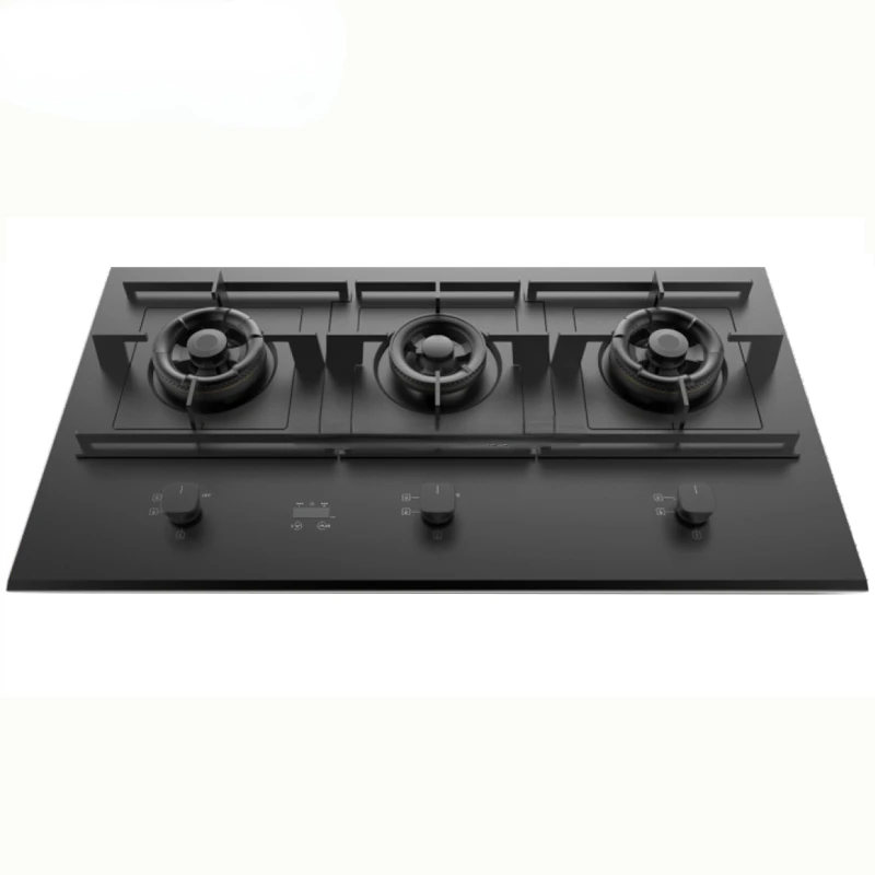 With timer function 3 burners gas cooker stove