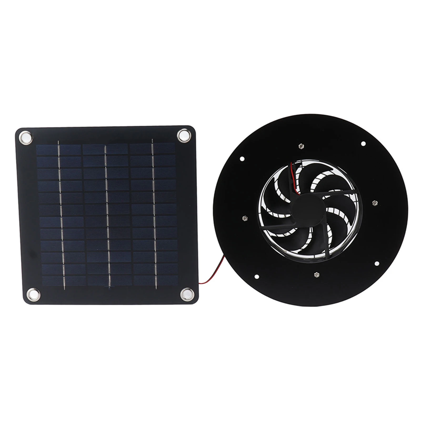 20W Solar Fan Solar Powered Exhaust Fan Indoor Use Outdoor Use Efficient And Energy Saving Noiseless Ventilation