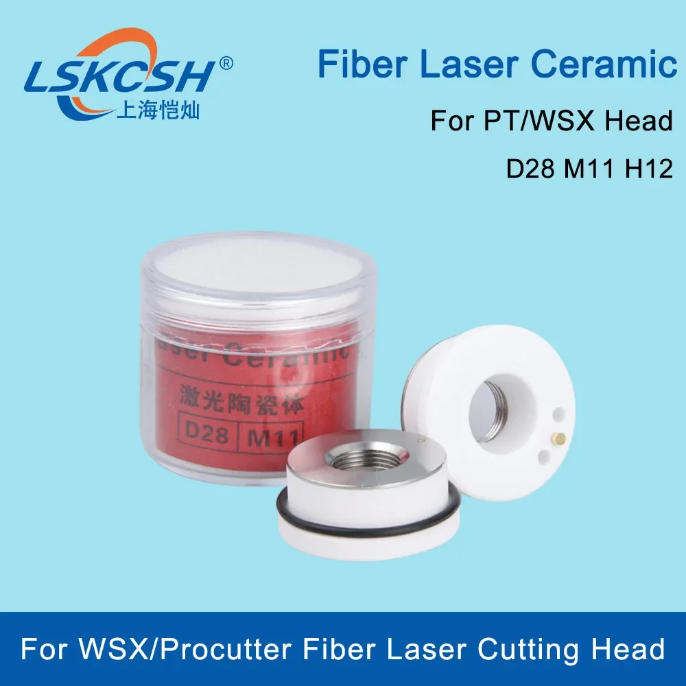  PT/ WSX Ceramic Nozzles Holder KTB2 CON P0571-1051-00001 Dia.28mm M11 Laser Ceramic For PT HSG Fiber Laser Cutting Head