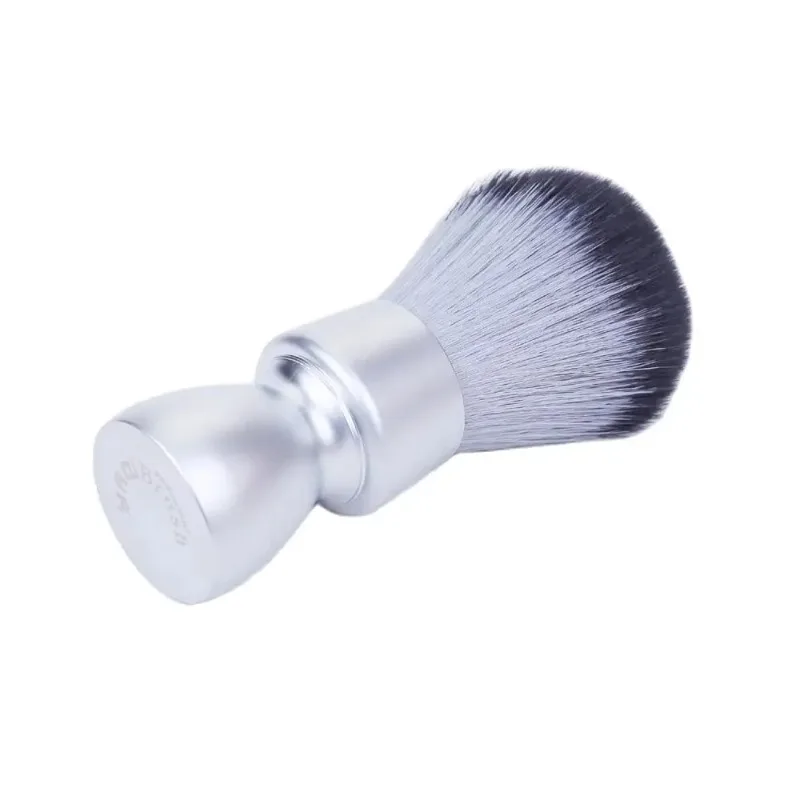 YAQI Heavy Metal Sense Of Technology Handle Timber Wolf Synthetic Hair Tuxedo Knot Brush New Portable Travel Wet Shaving Brush