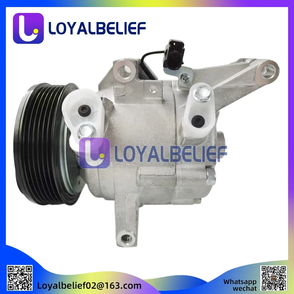 NEW DKV09Z A/C Compressor For MAZDA CX3 CX-3 CX2 Demio Scion iA Toyota Yaris 1.5L 2014-2018 DBA-DJ3FS D09W61450 T964038A