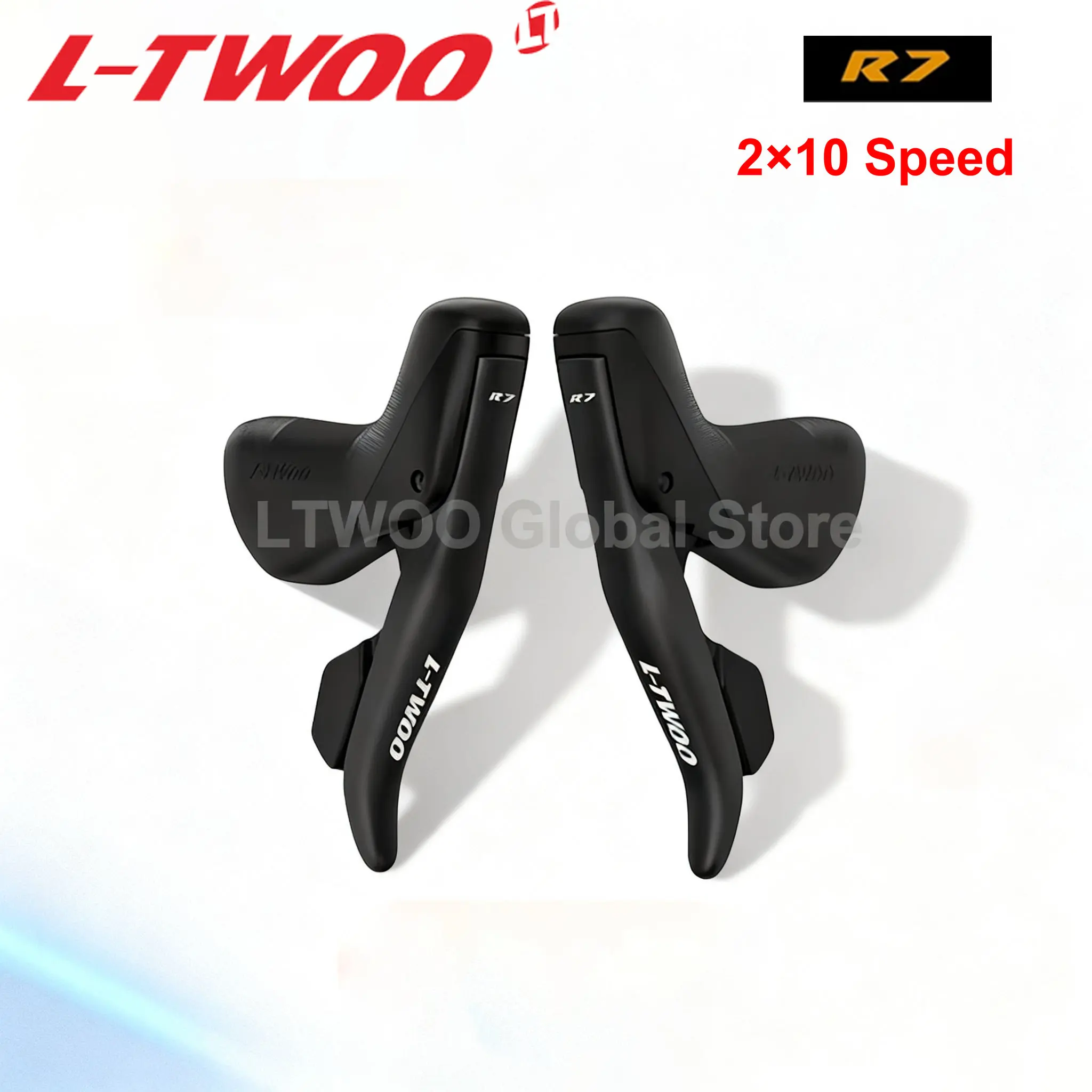 

LTWOO R7 шоссейный велосипед 2X10 скоростной переключатель, совместимый с рычагом переключения передач Shimano, передний и задний переключатель