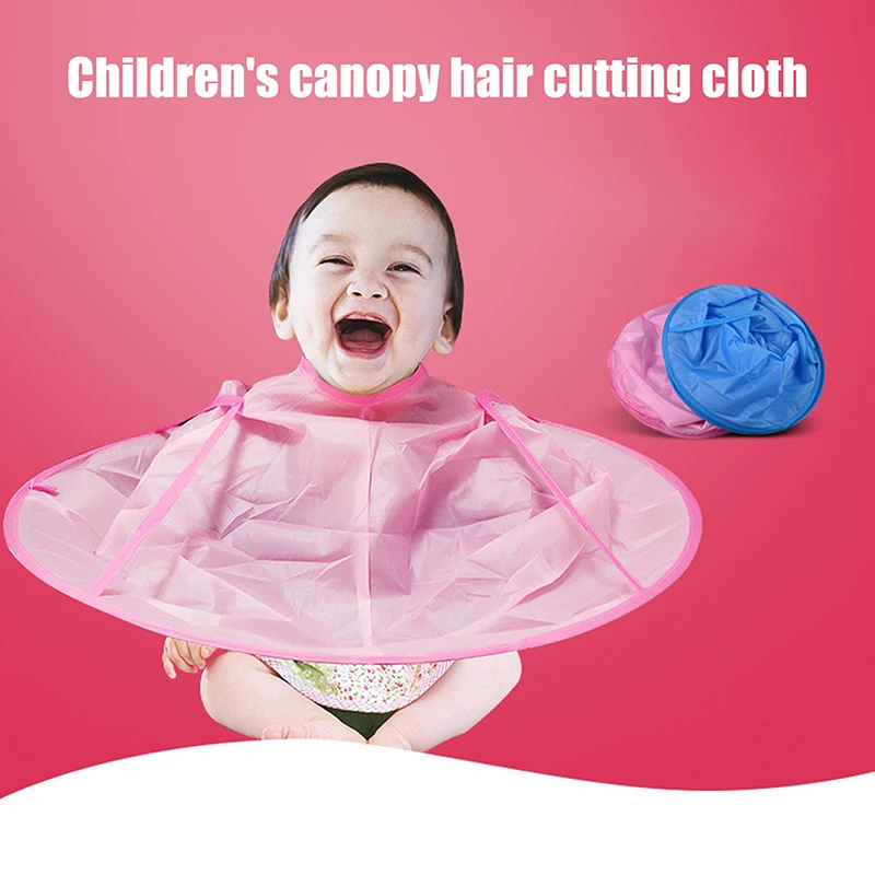 

Haircut Capes Umbrella Adjustable Children's Hairdressing Bib Capes Foldable Design Haircut Cape Umbrella For Kids And Toddler