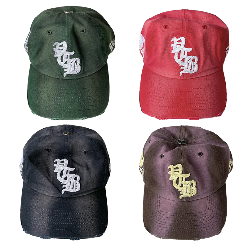 Studios Fitted Hat Rhinestone Embroidered Logo Unisex Casual Sport Baseball Caps Cotton Wide Brim Hats for Men And Women