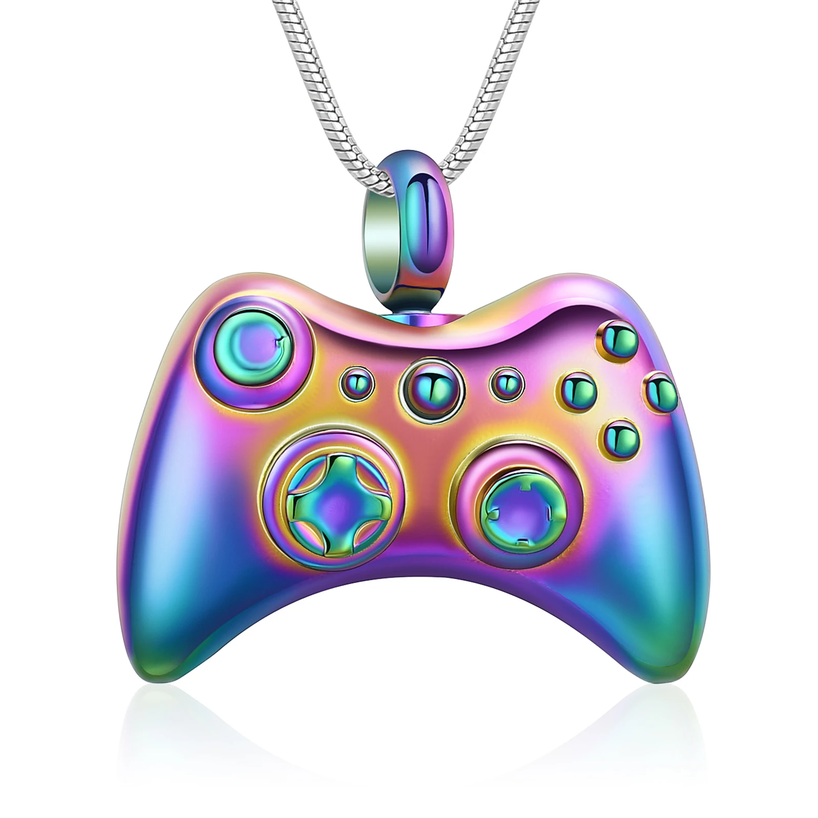 Game Controller Urn Necklaces for Ashes for Women Men GamePad Cremation Jewelry for Ashes Memorial Human Ashes Pendant