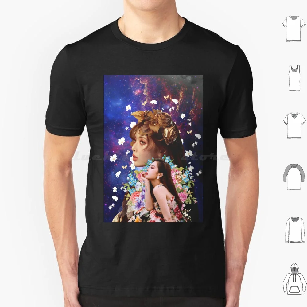 Flower Shower T Shirt Big Size 100% Cotton Hyuna Kpop K Pop Queen Solo Flower Galaxy 4minute Findyourthing