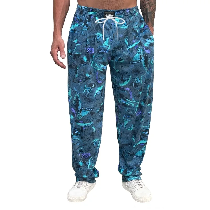 25-letnia tradycja, nowe, drukowane w 3D, siateczkowe, oddychające, modne spodnie sportowe w stylu europejskim i amerykańskim dla dorosłych i dzieci.