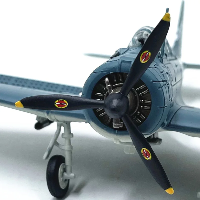 Diecast 1:72 Scale American SBD-3 Best Fighter Original Finished Alloy Airplane Model Simulation Static Collectible Toy Gift