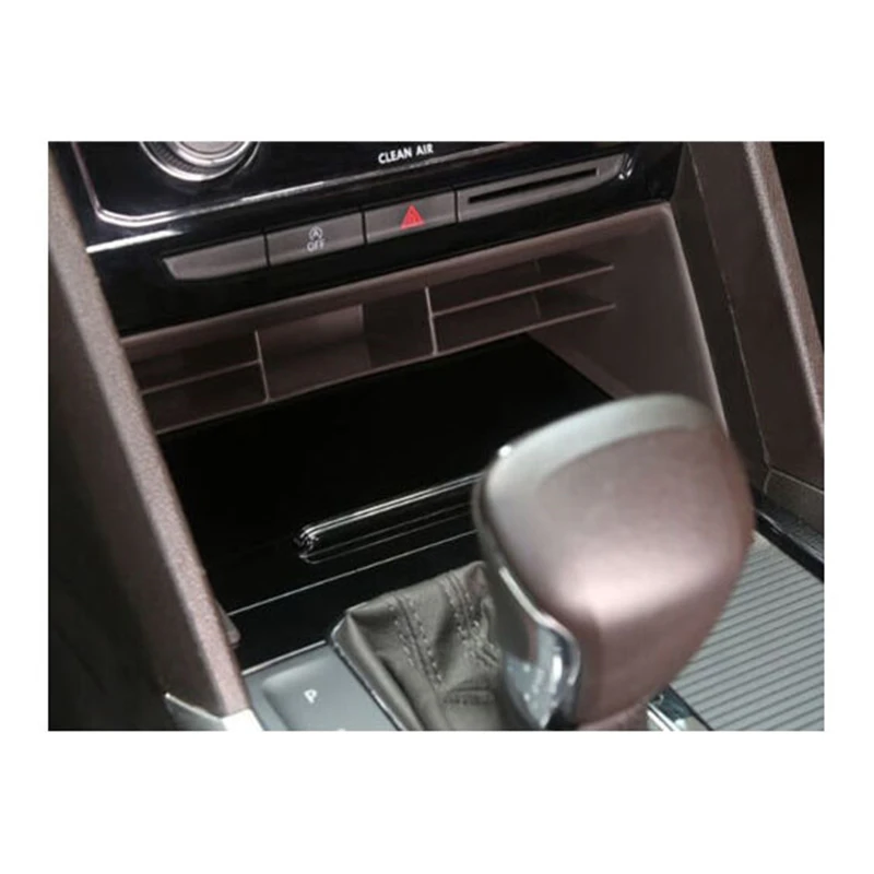 ل Volkswagen VW Teramont Atlas 2018-2021 وحدة التحكم المركزية صندوق تخزين الحاويات تجديد صينية حامل سيارة تستيفها