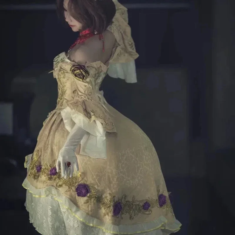 

XT8Fifth Personality , Red Banquet Dress, Cosplay Costume, Women's Clothing Set with Wig, Game Anime Charact @ XT6!