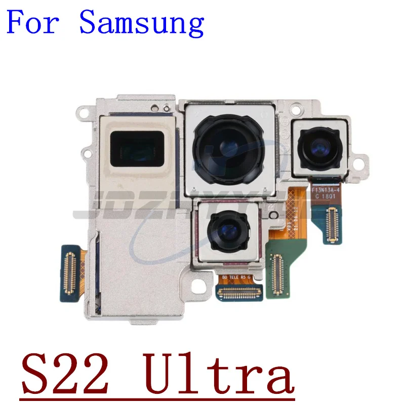 Rear Camera For Samsung Galaxy S20+ S21+ S22+ Plus Ultra FE 5G Facing Selfie Big Back Main Camera Module Flex Cable Parts