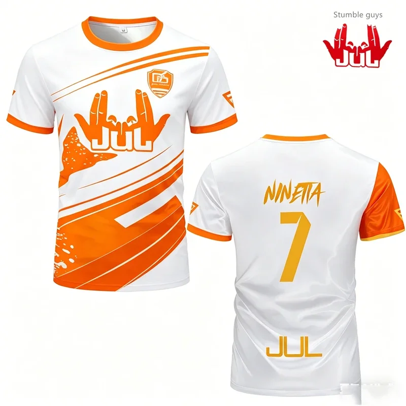 Herren 90 Minuten MM9 JUL Fußballtrikot Sommer Outdoor-Sport Schnelltrocknend Kinder Jungen Fitness-Training Kurzarm-T-Shirt