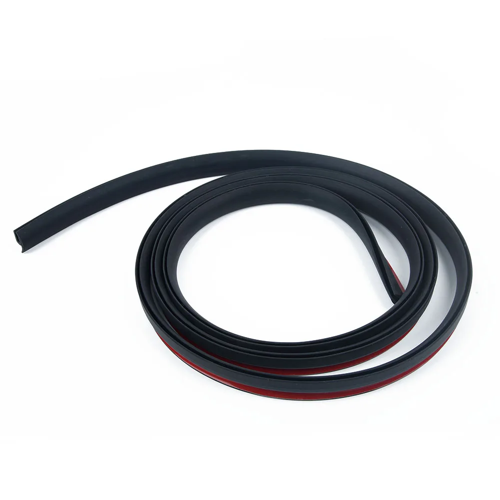 On Sealed Strip Plastic Panel Moulding Trim Universal Black 2M Wiper H-Type Mount Car Rubber Seal Under Front Windshield