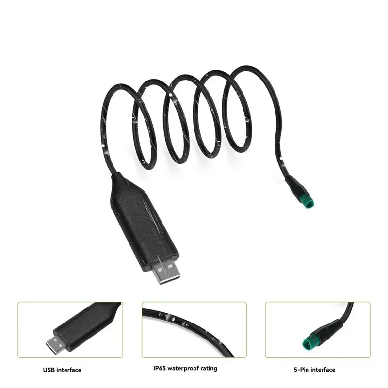 Superior-For Bafang BBS01 BBS02 BBSHD Electric Bike Motor USB Programming Cable Mid Drive Center CAN Protocol Programmed Cable