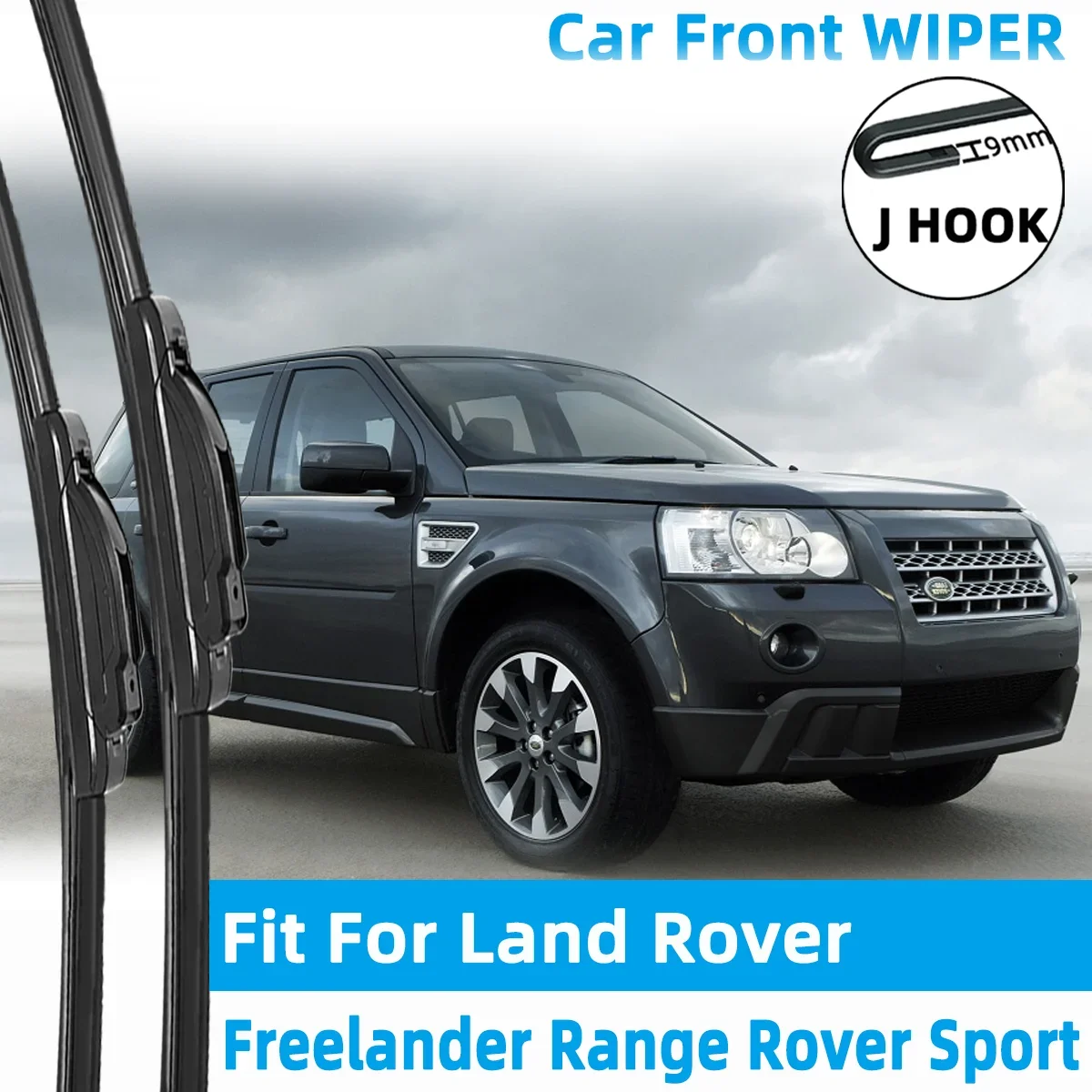

Front Wiper Accessorie Double Rubber Car Wipers for Land Rover Freelander MK1 Range Rover Sport 1997-2013 Brushes New Upgraded