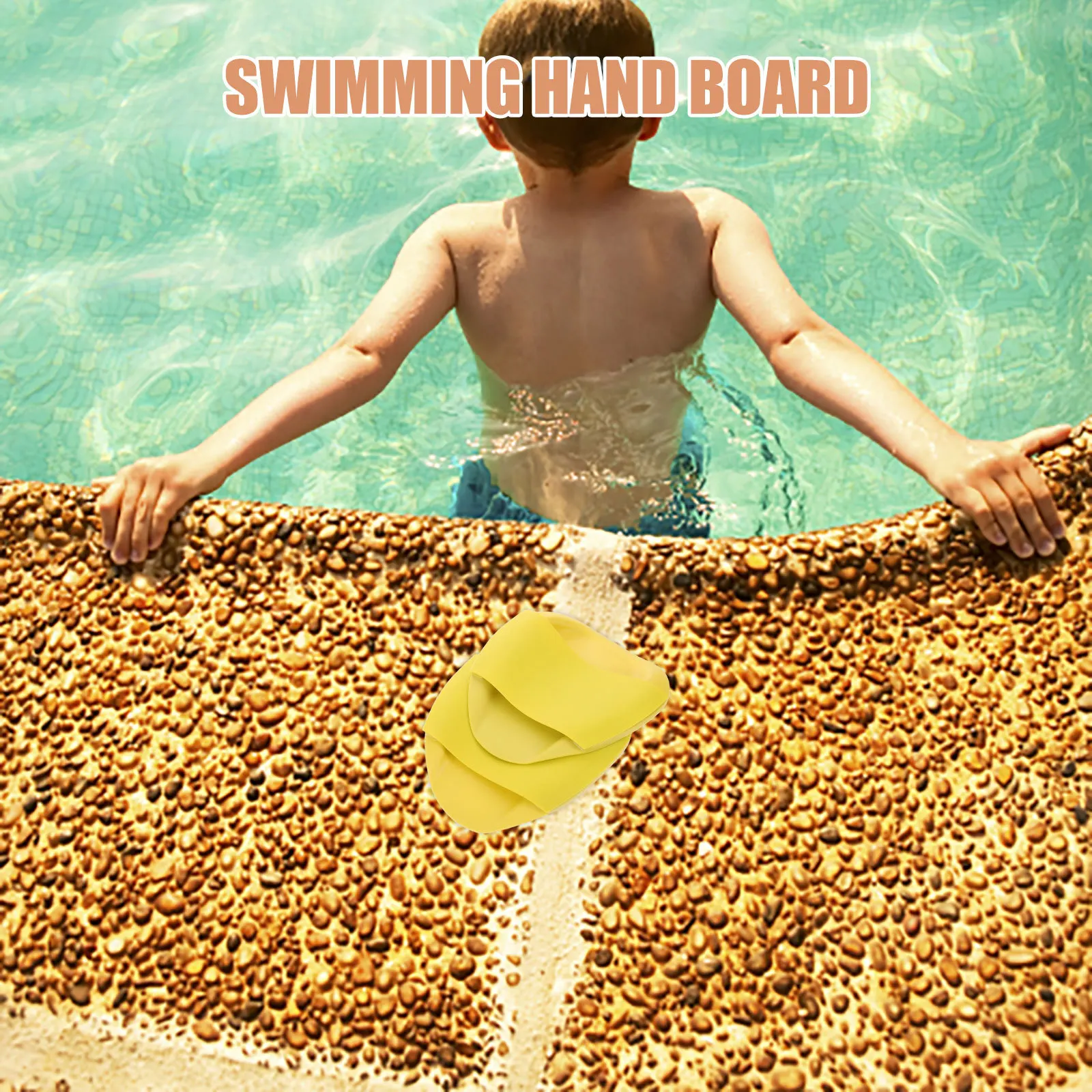 

2Pcs Swimming Hand Paddles Silicone for Youth Swim Training Improve Stroke Speed Enhance Swimming Hand Paddles