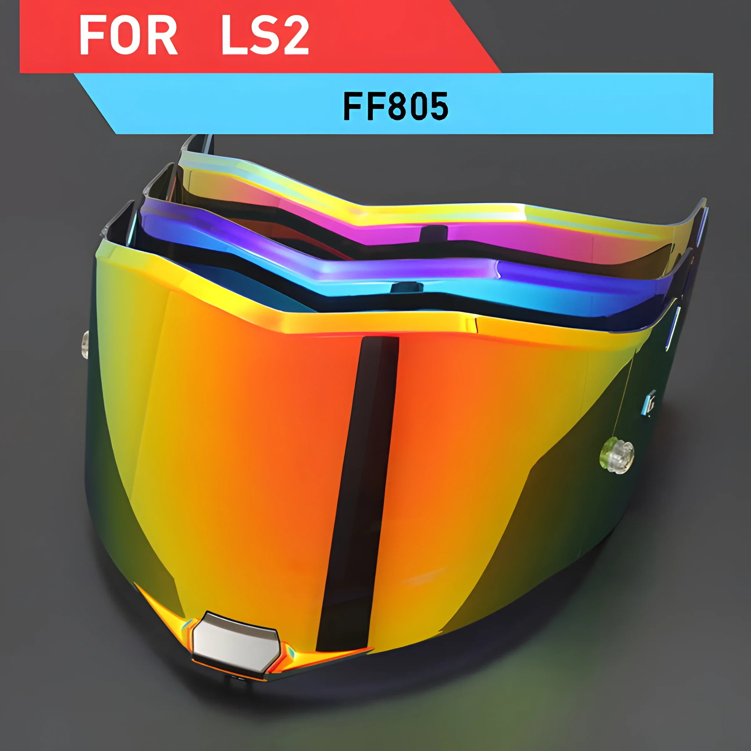 For LS2 FF805 THUNDER Helmet Visor Lens Full Face Helmet Motorcycle Accessories Capacete LS2 FF805 Casco Moto