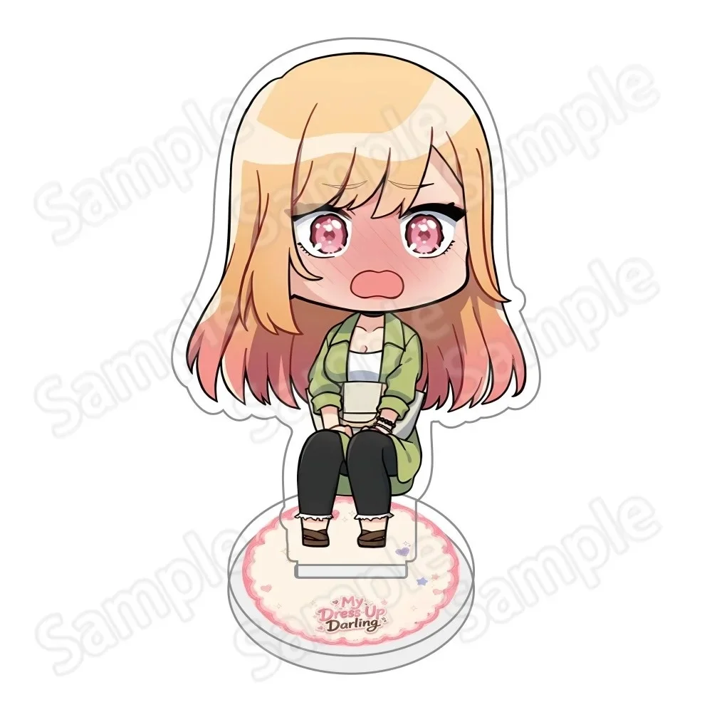 My Dress-Up Darling Marin Kitagawa Sajuna Inui 10CM Cute Anime Acrylic Stand Keychain Character Model Cosplay Desk Decor Gifts