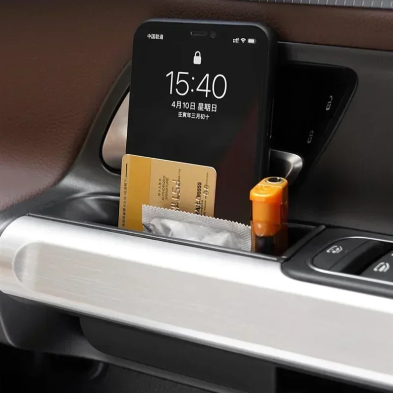 2 قطعة لمرسيدس بنز EQA EQB GLB GLA B الفئة W247 X247 H247 2020 - 2024 صندوق تخزين باب السيارة مقبض حقيبة الملحقات الداخلية #3