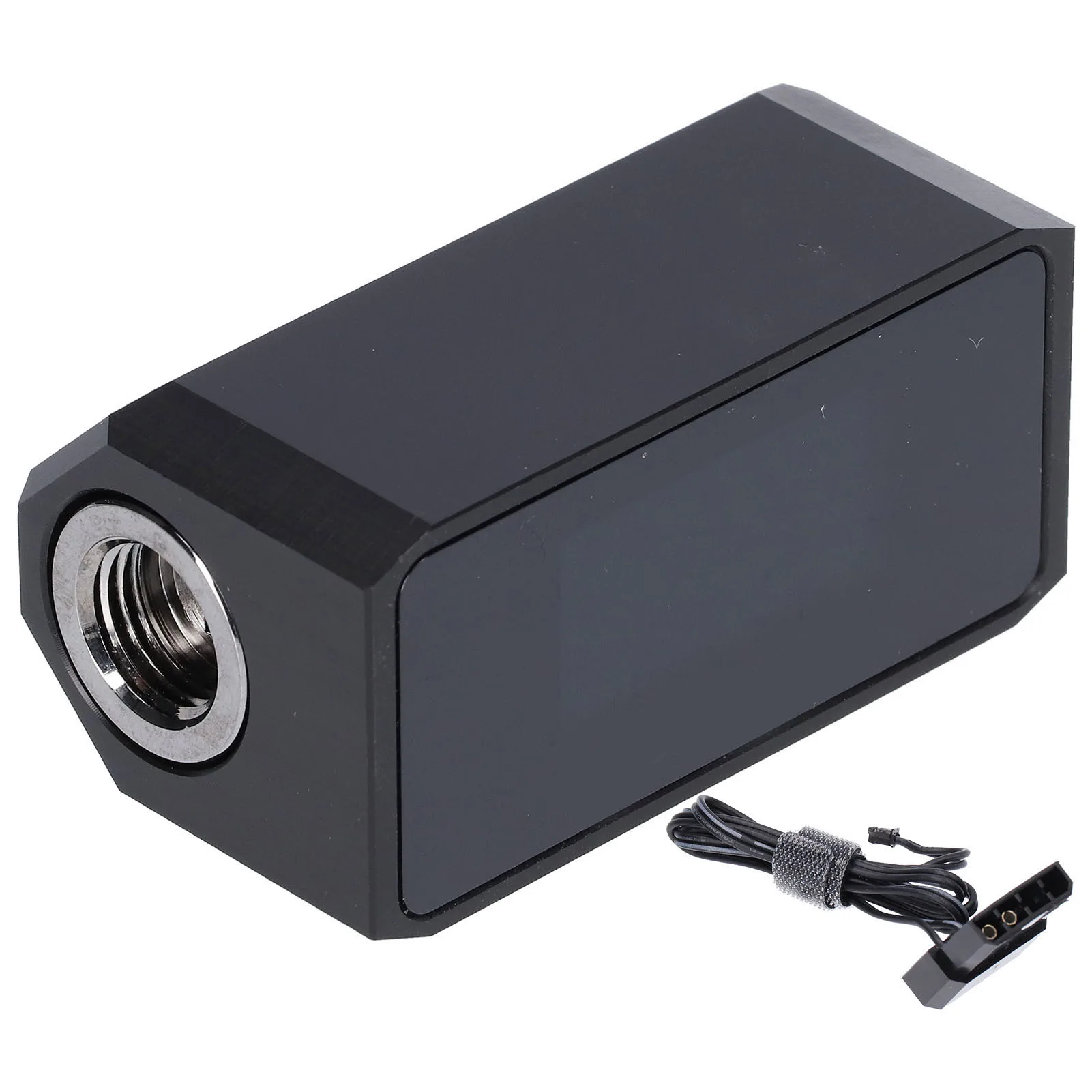 

Computer Host Water Cooling System Alarm PC Digital OLED Display Flowmeter Thermometer Flow Meter 3 in 1 PC Temperature Display