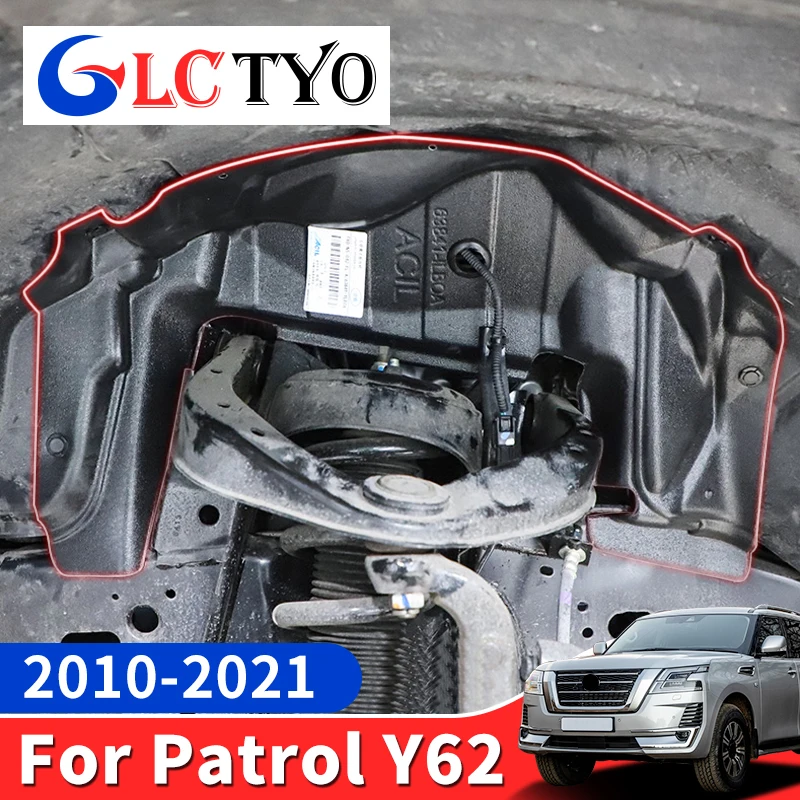 For 2010-2022 2021 Nissan Patrol Y62 2011 2012 20123 2014 2015 2016 Rear wheel fender Upgrade Modification Accessories body kit