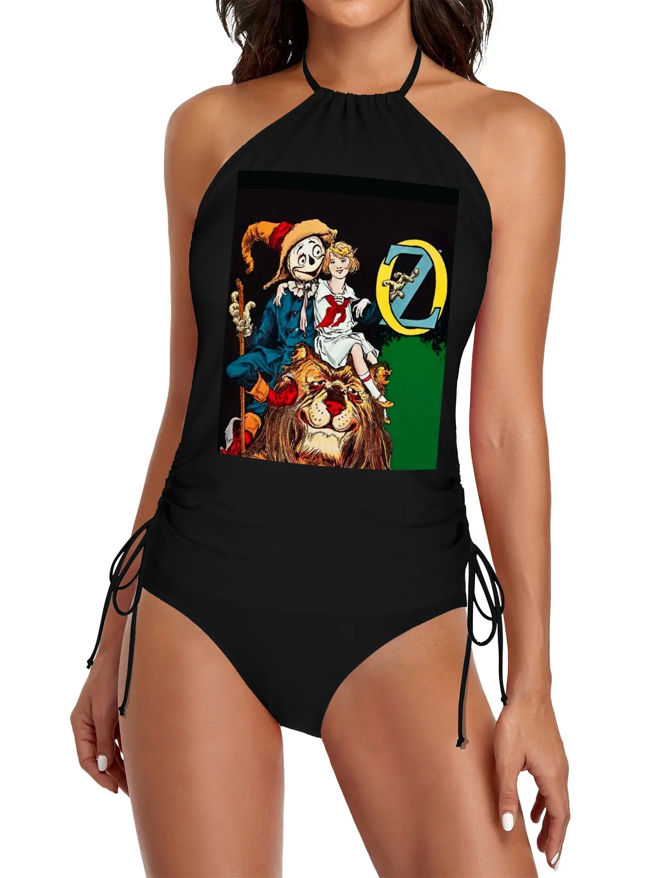 

“The Royal Book of Oz” Cover by John R Neill Split Swimsuit Set Luxury swimsuit bathing suits Women bikini