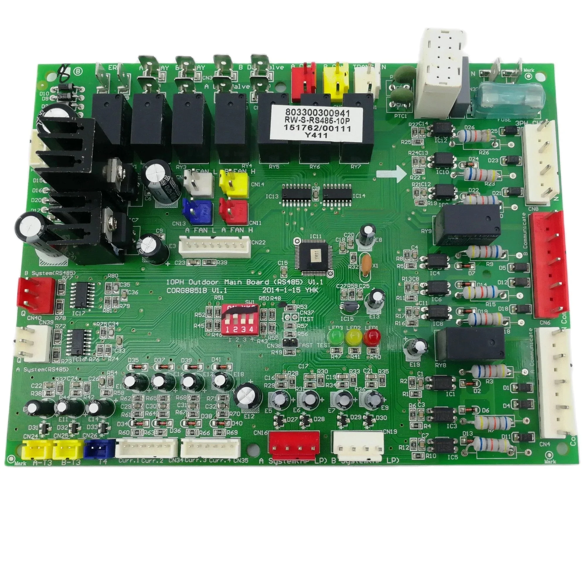 

Brand New Suitable for Chigo Central air Conditioning Multi-line Outdoor Motherboard RW-S-RS485-10P 803300300941 CORG8851B V1.1