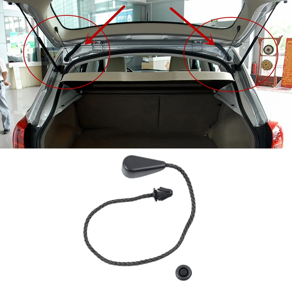 For Nissan Qashqai 16-19 Strap Rope Clip 79965-JD10A Accessories Trunk Shelf Rope Black Car Parcel Shelf String view 6