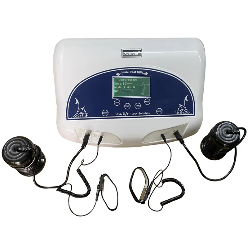

Ionic Foot Detox Bath Ion Detoxification Machine Dual System Foot Bath Cleanse Aqua Health Therapy Simple Use