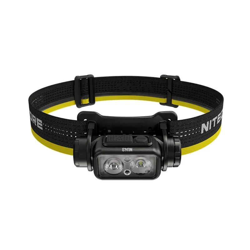 NITECORE – lampe frontale NU43, 1400Lumens, SOS Rechargeable, lanterne d\'extérieur, pour Camping