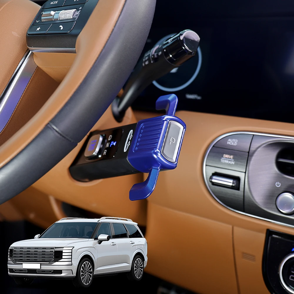 Car Aluminum Alloy Steering Wheel Gear Shift Knob Assistor Button Trim Cover For Hyundai Palisade LX3 2026 LHD/RHD Accessories