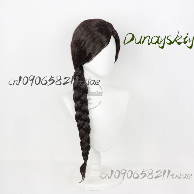 영화 사악한 엘파바 코스프레 가발 포니테일 땋은 긴 머리 엘파바 코스프레, 할로윈 파티 역할 놀이 세트 소품 맞춤형